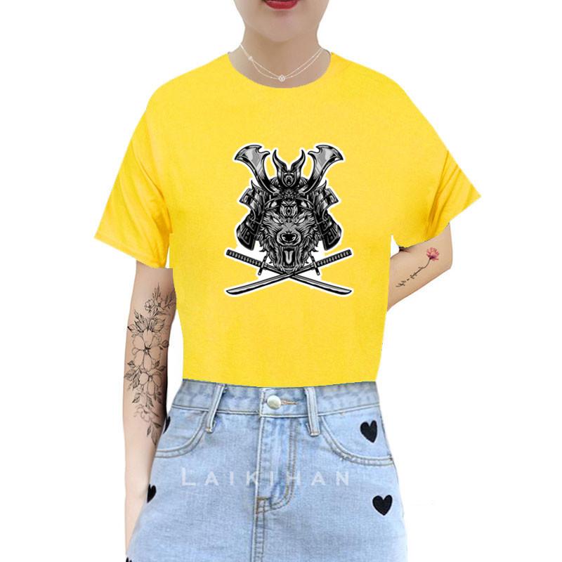 Women's T-Shirt Summer Fashion Shirt Cool Samurai X Wolf T Women Tops Base O-neck Black Tees Funny Girls Tshirt
Women's T-Shirt Summer Fashion Shirt Cool Samurai X Wolf T Women Tops Base O-neck Black Tees Funny Girls Tshirt
