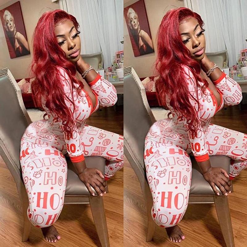 Women' Jumpsuits & Rompers Jumpsuit Sexy For Adult Female Nightwear -2XL Xmas Women Sleepwear Pajamas Letter Print Long Sleeve PantsWomen, Red
Women' Jumpsuits & Rompers Jumpsuit Sexy For Adult Female Nightwear -2XL Xmas Women Sleepwear Pajamas Letter Print Long Sleeve PantsWomen, Red