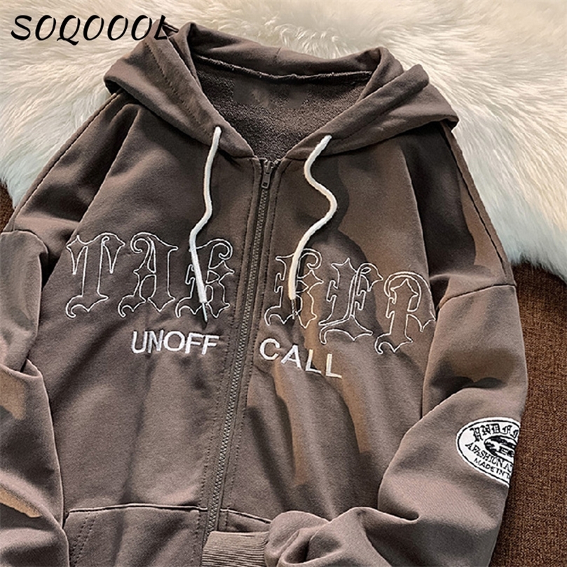 Loose Zip Up Hoodies Women Grunge Punk Hooded Jackets Y2k Clothes Autumn Winter Vintage Letter Print Sweatshirts Overcoat 220816, Grey a
Loose Zip Up Hoodies Women Grunge Punk Hooded Jackets Y2k Clothes Autumn Winter Vintage Letter Print Sweatshirts Overcoat 220816, Grey a