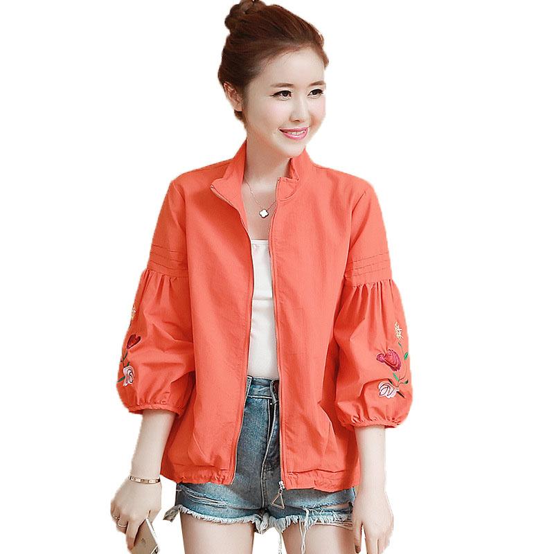 Women' Jackets Women' Sun Protection Clothing Summer Korean Embroidery Casual Jacket Thin Coat Female Loose Sunscreen JacketsWomen, Orange
Women' Jackets Women' Sun Protection Clothing Summer Korean Embroidery Casual Jacket Thin Coat Female Loose Sunscreen JacketsWomen, Orange