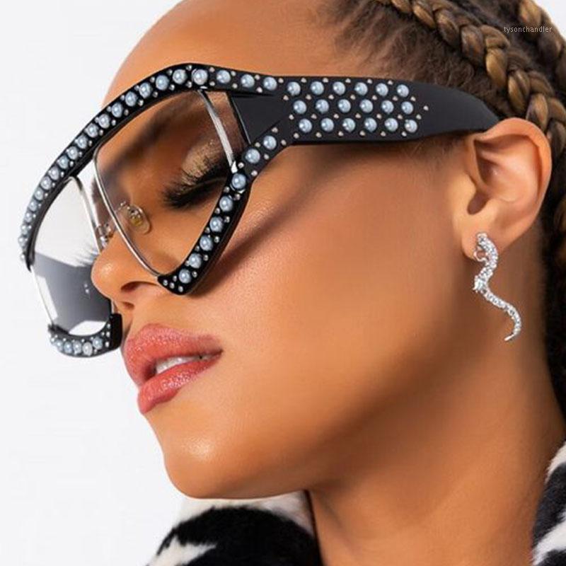 Sunglasses Irregular Transparent Womens Fashion Brand Designer Pearl Oversized Glasses Ladies Big Frame Sun
Sunglasses Irregular Transparent Womens Fashion Brand Designer Pearl Oversized Glasses Ladies Big Frame Sun