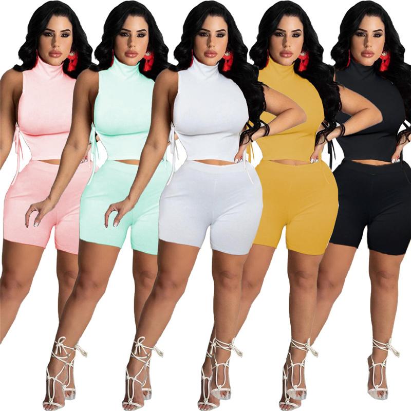 Women' Tracksuits Simple Pure Color O Neck Sleeveless Bro And Short 2 Pieces Set Sexy Tight Club Party TracksuitsWomen, Black
Women' Tracksuits Simple Pure Color O Neck Sleeveless Bro And Short 2 Pieces Set Sexy Tight Club Party TracksuitsWomen, Black