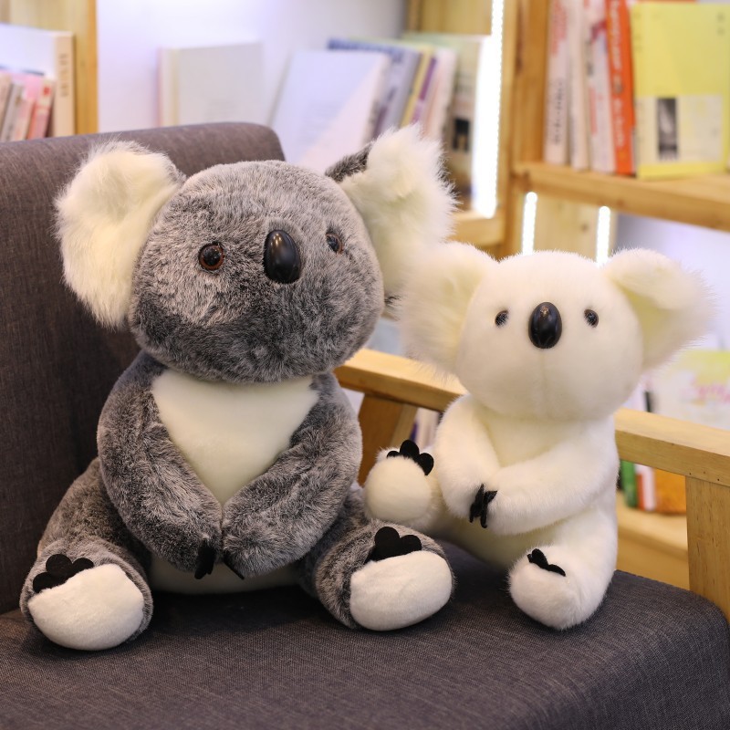 Super Cute High Simulation Koala Bear Puppet Baby Accompany Plush Craft Doll Toy Birthday Holiday Gift