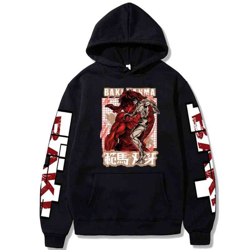 Baki the Grappler Fashion Print Anime Hoodies Hip Hop Style Pullovers Casual Streetwear Hoodie Daily Clothing, No pattern
Baki the Grappler Fashion Print Anime Hoodies Hip Hop Style Pullovers Casual Streetwear Hoodie Daily Clothing, No pattern