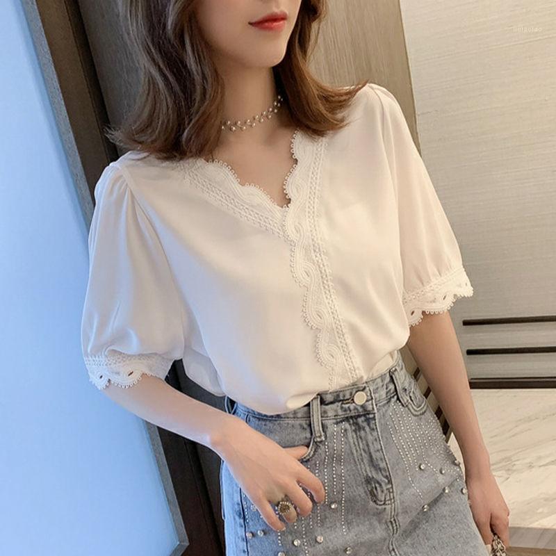 Women' Blouses & Shirts Shirt Women ' Fashionable Design Top Loose Korean Style 2022 Summer T- Lace Stitching Casual Chiffon, White
Women' Blouses & Shirts Shirt Women ' Fashionable Design Top Loose Korean Style 2022 Summer T- Lace Stitching Casual Chiffon, White