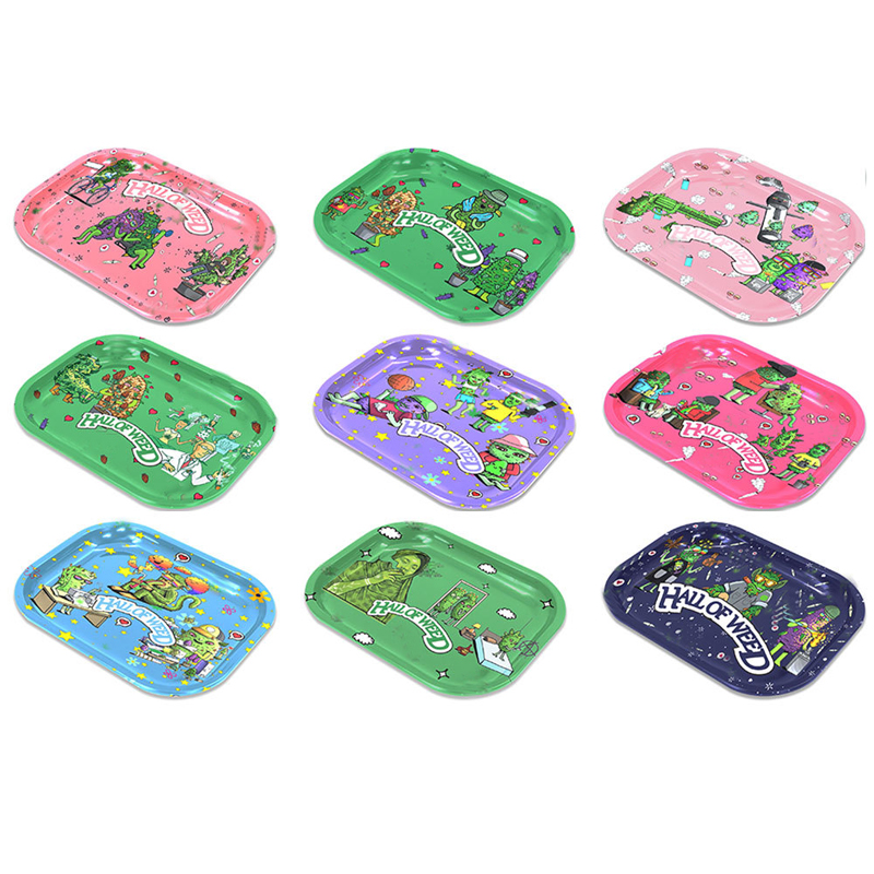 Cartoon Metal Tinplate Cigarette Rolling Trays Smoking Cartoon Tray 180mm*140mm Dry Herb Hand Roller Case for Tobacco water pipe Smoke Acessories
Cartoon Metal Tinplate Cigarette Rolling Trays Smoking Cartoon Tray 180mm*140mm Dry Herb Hand Roller Case for Tobacco water pipe Smoke Acessories