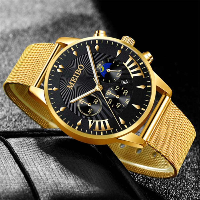 Wristwatches 2022 Men Watches Luxury Stainless Steel Mesh Calendar Watch Business Leather Strap Quartz Relogio Masculino, 10 l black silver
Wristwatches 2022 Men Watches Luxury Stainless Steel Mesh Calendar Watch Business Leather Strap Quartz Relogio Masculino, 10 l black silver