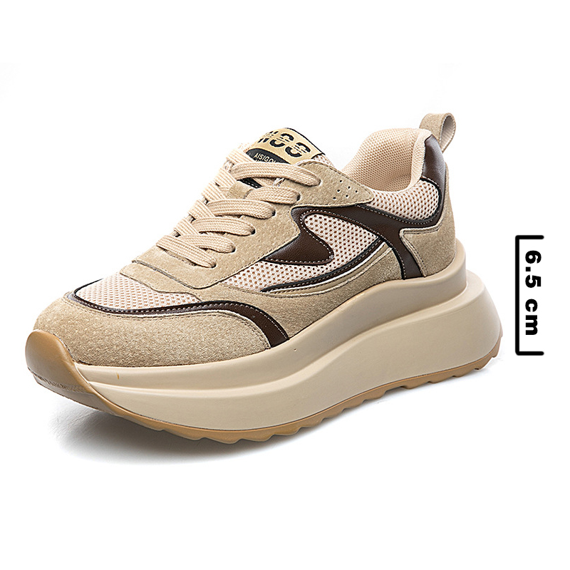 6.5cm Women Casual Shoes Genuine Leather Platform Wedge Sneakers Chunky Shoes Fashion Women Spring Autumn Walking Shoes, Yellow
6.5cm Women Casual Shoes Genuine Leather Platform Wedge Sneakers Chunky Shoes Fashion Women Spring Autumn Walking Shoes, Yellow