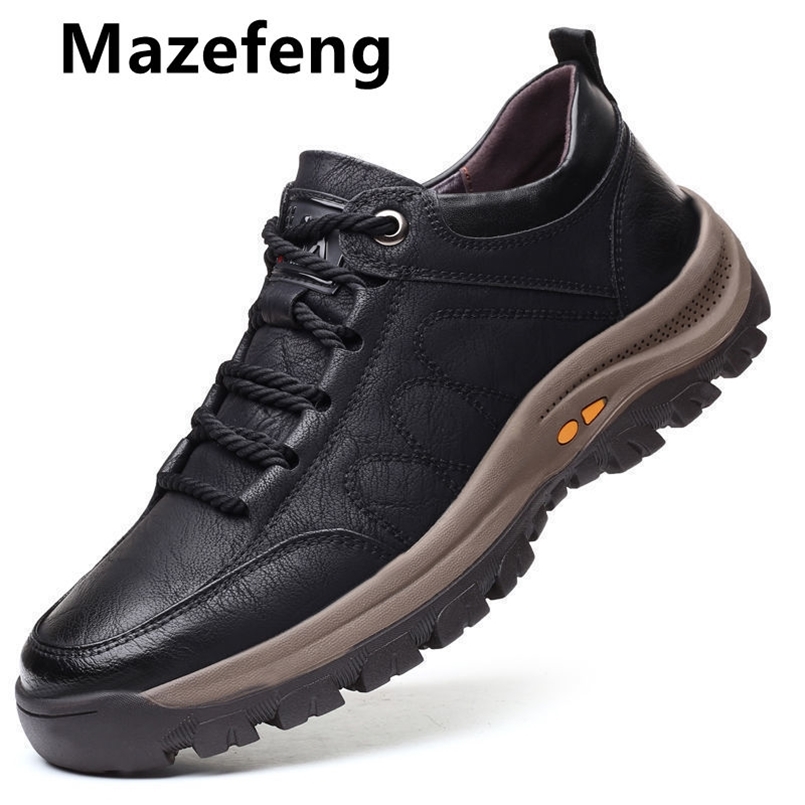 Leather Men Shoes Luxury Brand England Trend Casual Sneakers Italian Breathable Leisure Male Footwear Chaussure Homme 220812, Black
Leather Men Shoes Luxury Brand England Trend Casual Sneakers Italian Breathable Leisure Male Footwear Chaussure Homme 220812, Black