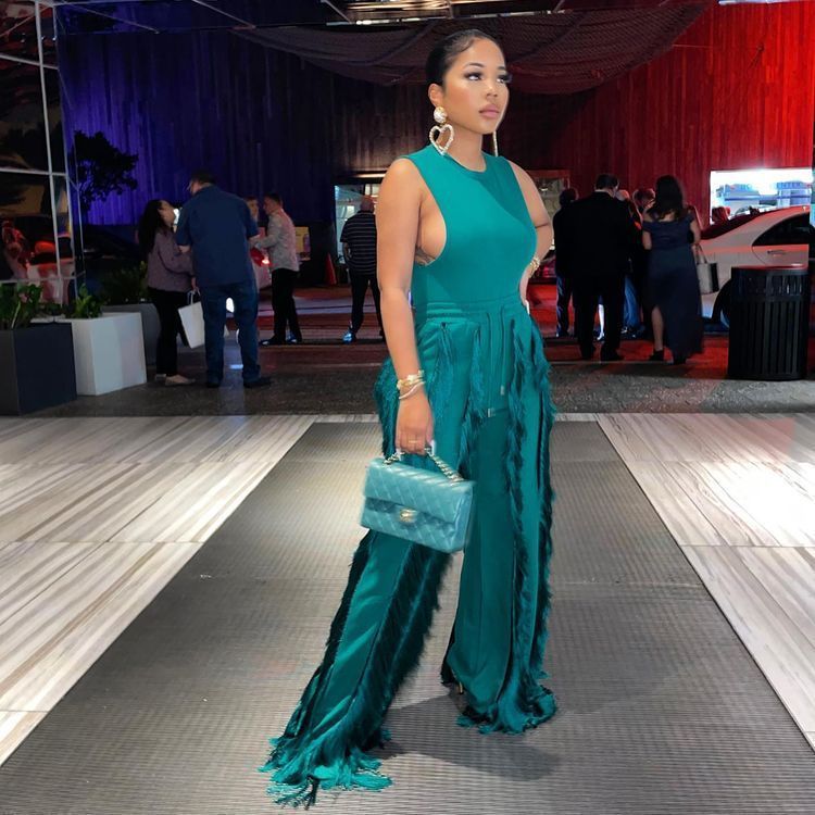 est Charming Women Party Sets Fashion Tassels Wide Leg Pants Two Pieces Suits Sexy Sleeveless Skinny Tops Clubwear 220602