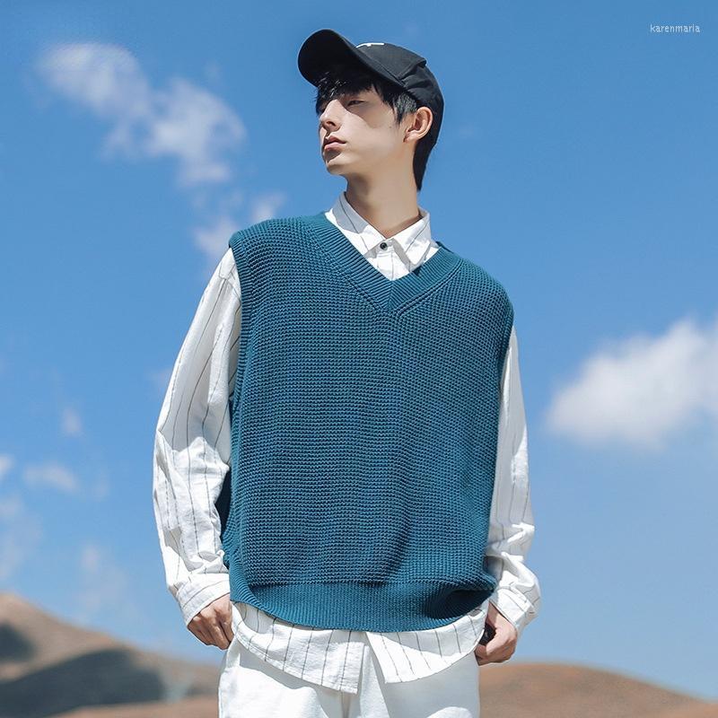 Men's Vests Mens Sweater Vest 2022 Autumn Winter Solid Color Loose Wild Men Kare22, White
Men's Vests Mens Sweater Vest 2022 Autumn Winter Solid Color Loose Wild Men Kare22, White