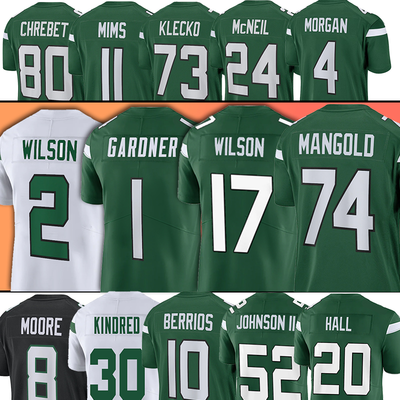 2 Zach Garrett Wilson Football Jerseys Sauce Gardner Elijah Moore Jermaine Johnson II Breece Hall Braxton Berrios Quinnen Williams Mosley Mike White, Women(pen qi ji)
2 Zach Garrett Wilson Football Jerseys Sauce Gardner Elijah Moore Jermaine Johnson II Breece Hall Braxton Berrios Quinnen Williams Mosley Mike White, Women(pen qi ji)