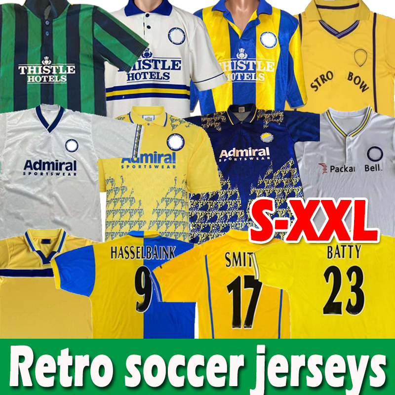 Leeds Retro soccer jerseys United 1972 1989 HASSELBAINK SMITH KEWELL HOPKIN 1990 91 92 93 94 95 96 97 1998 99 2000 01 Vintage Classic jersey football shirts Uniforms
Leeds Retro soccer jerseys United 1972 1989 HASSELBAINK SMITH KEWELL HOPKIN 1990 91 92 93 94 95 96 97 1998 99 2000 01 Vintage Classic jersey football shirts Uniforms