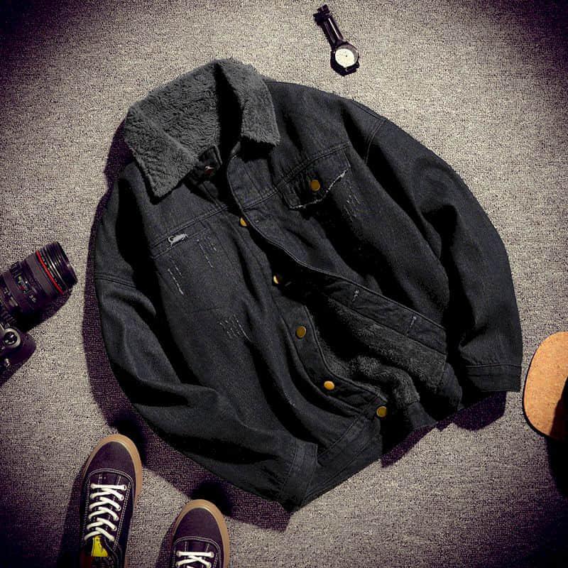 Men's Jackets 2022 Winter Plus Velvet Warm Denim Jacket Cotton-padded Korean Style Slim Literary Size Cotton, Black
Men's Jackets 2022 Winter Plus Velvet Warm Denim Jacket Cotton-padded Korean Style Slim Literary Size Cotton, Black