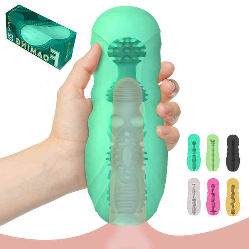 Sex toys Vibrator Massager Realistic Men's Masturbation Bag Toys Vagina Gland Pipe Mobile Phone Plane Sucker