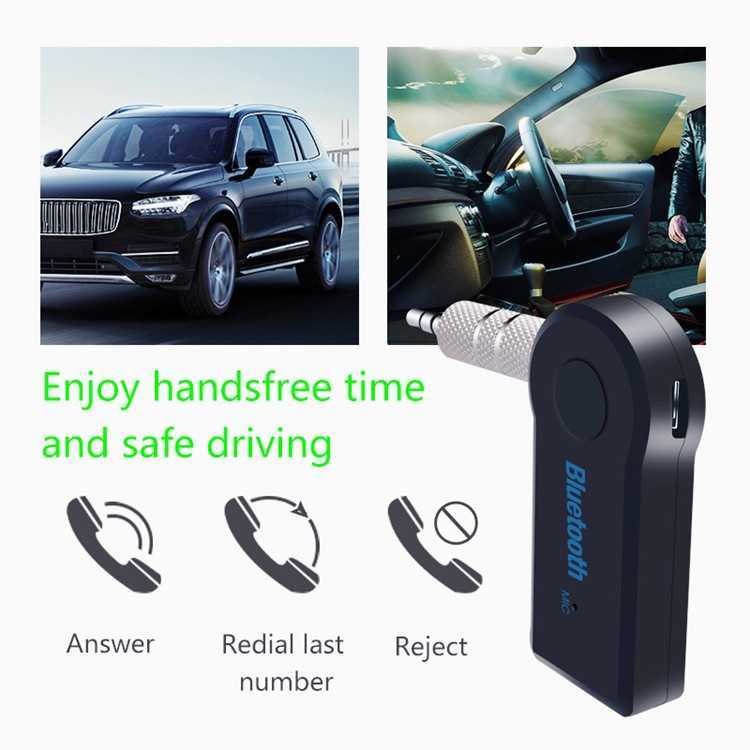 Aux Car Kit Stereo Bluetooth Receiver 3.5mm Audio Wireless Bluetooth Adapter With Retail Box