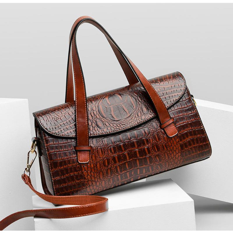 Evening Bags 2022 Fashion Crocodile Luxury Leather Handbags Women Designer Vintage Alligator Tote Purse Lady Shoulder Handbag, Black
Evening Bags 2022 Fashion Crocodile Luxury Leather Handbags Women Designer Vintage Alligator Tote Purse Lady Shoulder Handbag, Black