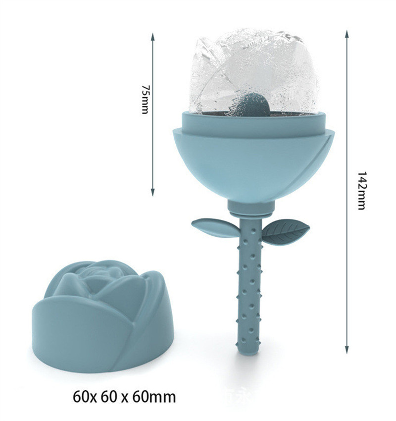 Skin Care Beauty Lifting Contouring Rose Silicone Ice Cube Trays Globe Ice Balls Face Ice Massager Facial Roller Rodillo Facial Masajeador De Hielo Ei