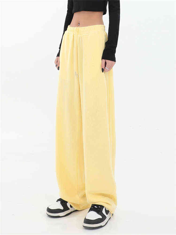 Y2k Women's Pants Yellow Female Streetwear Joggers Oversize High Waisted Korean Style Fashion Wide Leg Harajuku Sweatpants Baggy T220728
Y2k Women's Pants Yellow Female Streetwear Joggers Oversize High Waisted Korean Style Fashion Wide Leg Harajuku Sweatpants Baggy T220728