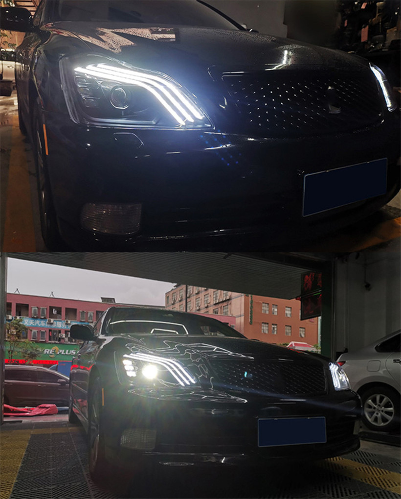 Car Headlights For Toyota CROWN LED Headlight 2005-2009 LED Turn Signal High Beam Daytime Running Lights