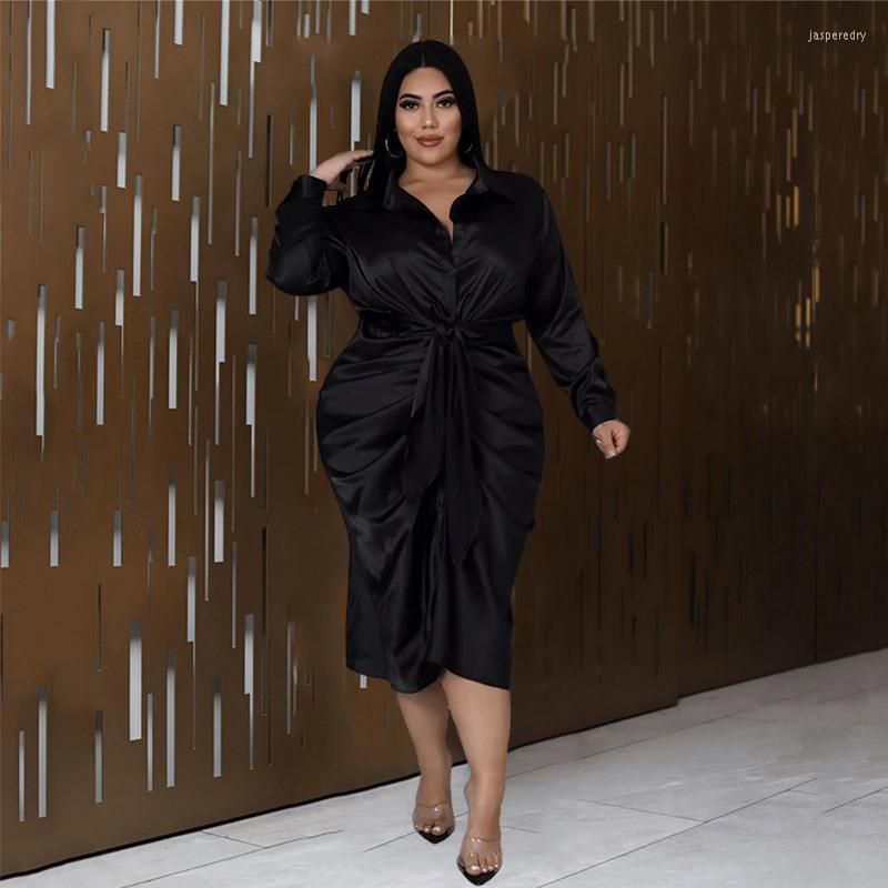 Plus Size Dresses Shirt Dress Women With Lace Up Long Sleeve Clothing Midi Sexy Satin Big Wholesale Drop Jasp22, Auburn
Plus Size Dresses Shirt Dress Women With Lace Up Long Sleeve Clothing Midi Sexy Satin Big Wholesale Drop Jasp22, Auburn