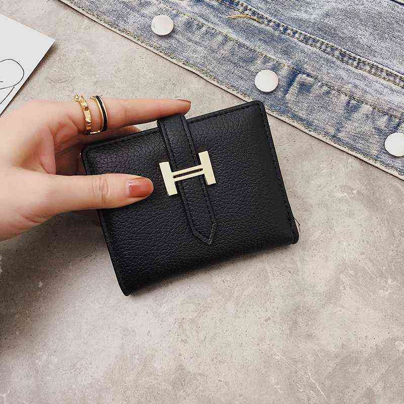 New Arrival Wallet Short Women Zipper Brand Wallets Trendy Coin Purse Card Holder PU Leather X220331