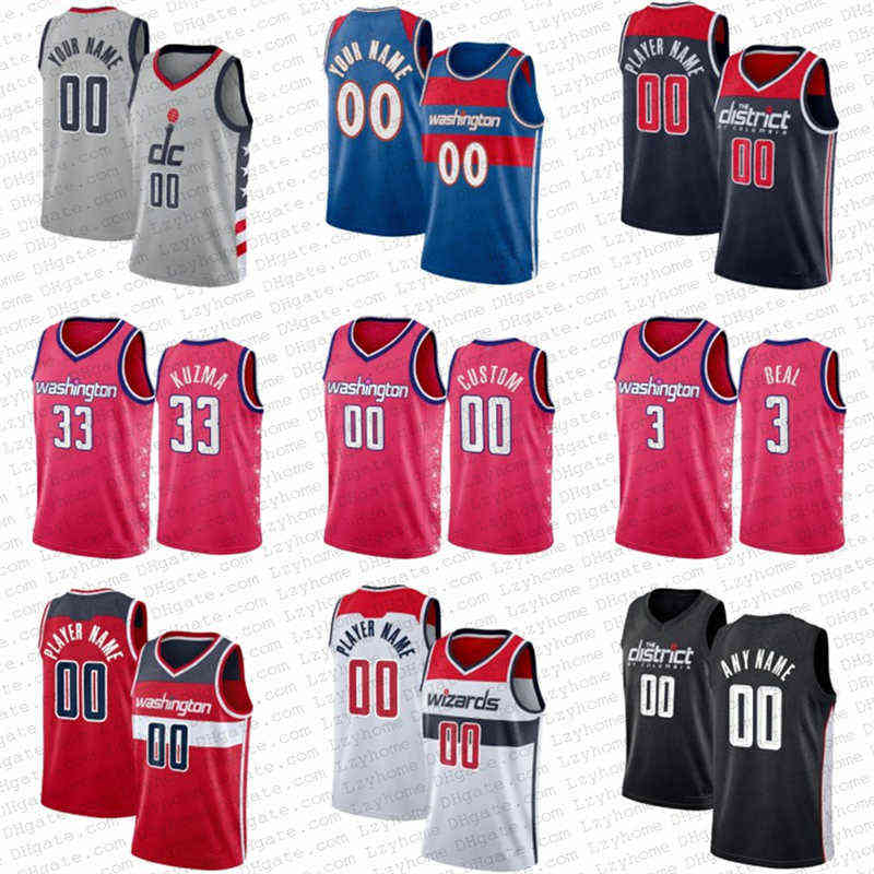 Custom 3 Bradley Beal Washingtons Kyle Kuzma Wizard Basketball Jerseys Kristaps Porzingis Caldwell-Pope Deni Avdija Rui Hachimura Corey, Mens
Custom 3 Bradley Beal Washingtons Kyle Kuzma Wizard Basketball Jerseys Kristaps Porzingis Caldwell-Pope Deni Avdija Rui Hachimura Corey, Mens