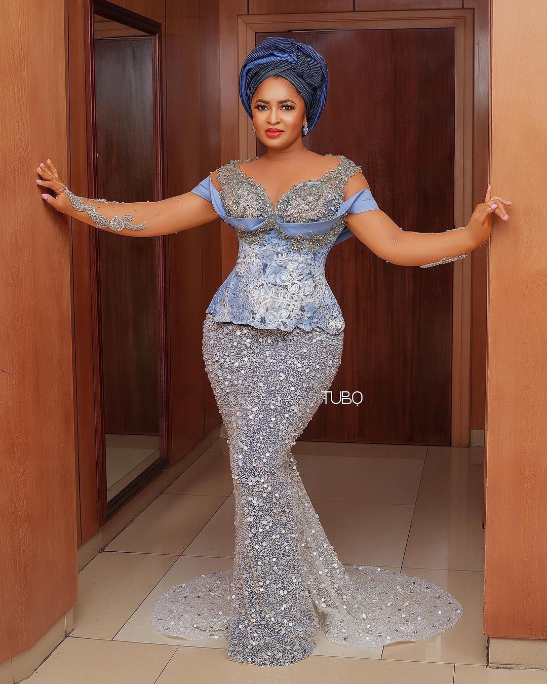 2022 Plus Size Arabic Aso Ebi Luxurious Mermaid Sexy Prom Dresses Beaded Crystals Evening Formal Party Second Reception Birthday Engagement Gowns Dres