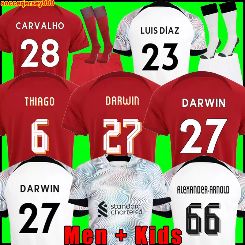 22 23 season soccer jersey 2022 2023 DARWIN Carvalho football shirt men kids kit uniforms, 22/23 kids away + socks
22 23 season soccer jersey 2022 2023 DARWIN Carvalho football shirt men kids kit uniforms, 22/23 kids away + socks