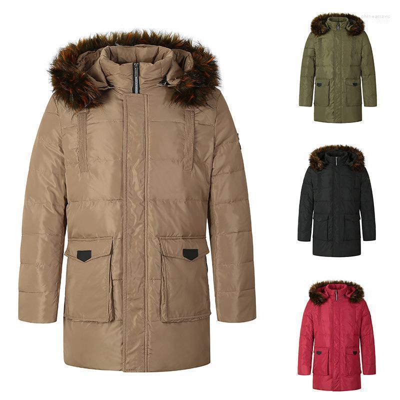 Down Coat For Men 2022 Ouma Winter Style Solid Color Large Pocket Fur Collar Hooded Jacket Men's1 Phin22, Army green
Down Coat For Men 2022 Ouma Winter Style Solid Color Large Pocket Fur Collar Hooded Jacket Men's1 Phin22, Army green