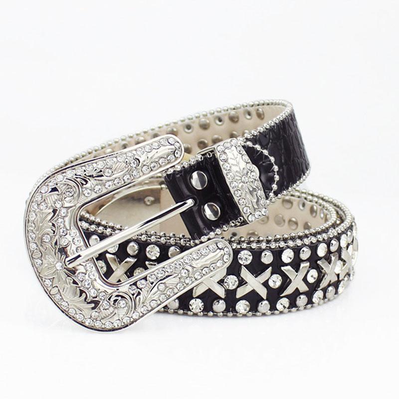 Belts Fashion Wide Buckle Belt For Women Men Western Cowgirl Cowboy Bling Rhinestones Studded Rivet Ceinture Femme, White
Belts Fashion Wide Buckle Belt For Women Men Western Cowgirl Cowboy Bling Rhinestones Studded Rivet Ceinture Femme, White