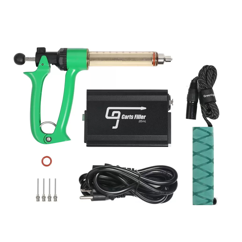 G9 Carts Filler Injection Filling Tool 25ml Oil Filling Machine For Vape Pen Oil Cart Filler Syringe With Temperature Controller Thermostat
G9 Carts Filler Injection Filling Tool 25ml Oil Filling Machine For Vape Pen Oil Cart Filler Syringe With Temperature Controller Thermostat