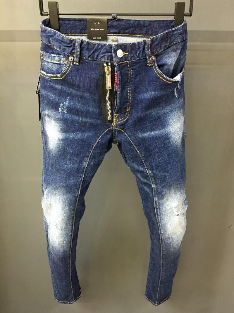 Men's Jeans DSQSABCD 2 Style Slim Men Brand Fashion Straight Denim Trousers Blue Hole Button Pant
Men's Jeans DSQSABCD 2 Style Slim Men Brand Fashion Straight Denim Trousers Blue Hole Button Pant