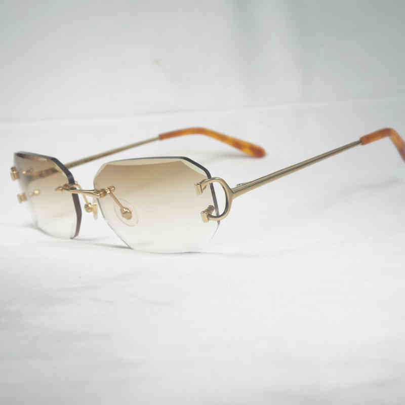 Vintage Rimless Wire Sunglasses Mens Eyewear Women For Summer Diamond Cutting Clear Glasses Metal Frame Oculos Gafas
Vintage Rimless Wire Sunglasses Mens Eyewear Women For Summer Diamond Cutting Clear Glasses Metal Frame Oculos Gafas
