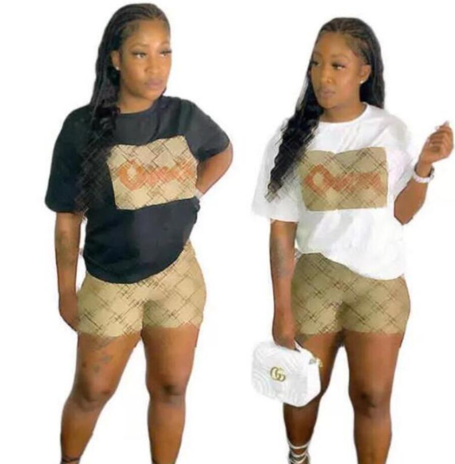 22GG Designer Women Tracksuits Short Sleeve O-Neck T-shirts Shorts Suits Casual Two Piece Set Outfit Sportwear, 13
22GG Designer Women Tracksuits Short Sleeve O-Neck T-shirts Shorts Suits Casual Two Piece Set Outfit Sportwear, 13