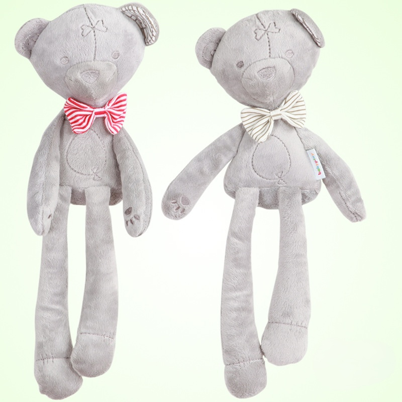 Bows soothing bear Plush doll Baby sleeping doll Soft and comfortable Childrens Day gift, Clear
Bows soothing bear Plush doll Baby sleeping doll Soft and comfortable Childrens Day gift, Clear