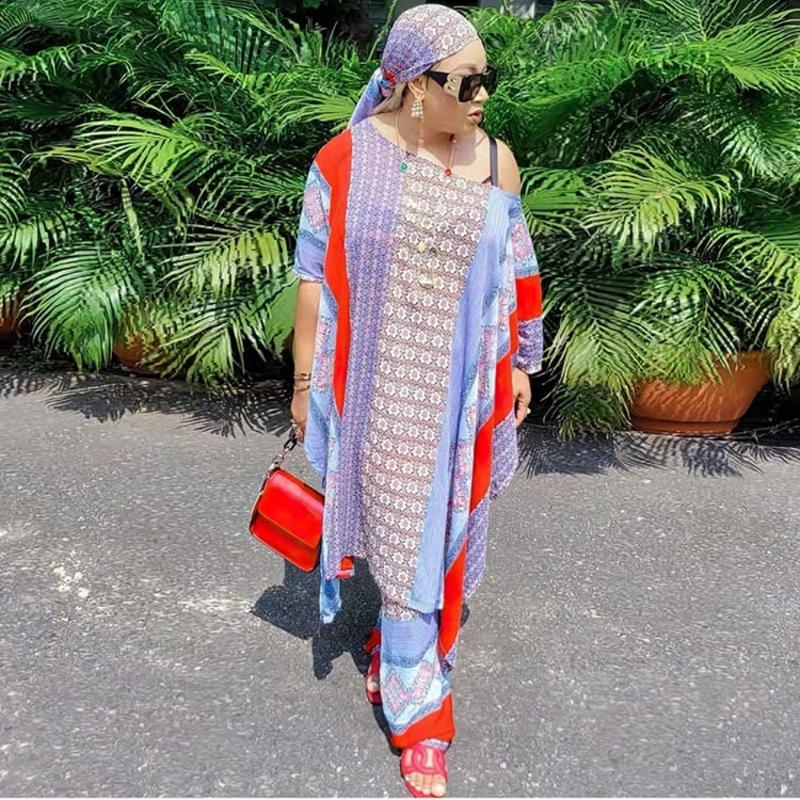 Women's Tracksuits African Sets For Women Traditional Dashiki Print Dress Pants 3 Piece Set Big Size Boubou Chiffon Outfits Vestido Africano, Green
Women's Tracksuits African Sets For Women Traditional Dashiki Print Dress Pants 3 Piece Set Big Size Boubou Chiffon Outfits Vestido Africano, Green