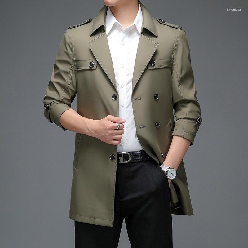 Men's Trench Coats Mens Medium Long Trenchcoat Jacket Male Business Casual British Coat Men Slim Double Breasted Punk JacketMen's Kend22, Black
Men's Trench Coats Mens Medium Long Trenchcoat Jacket Male Business Casual British Coat Men Slim Double Breasted Punk JacketMen's Kend22, Black