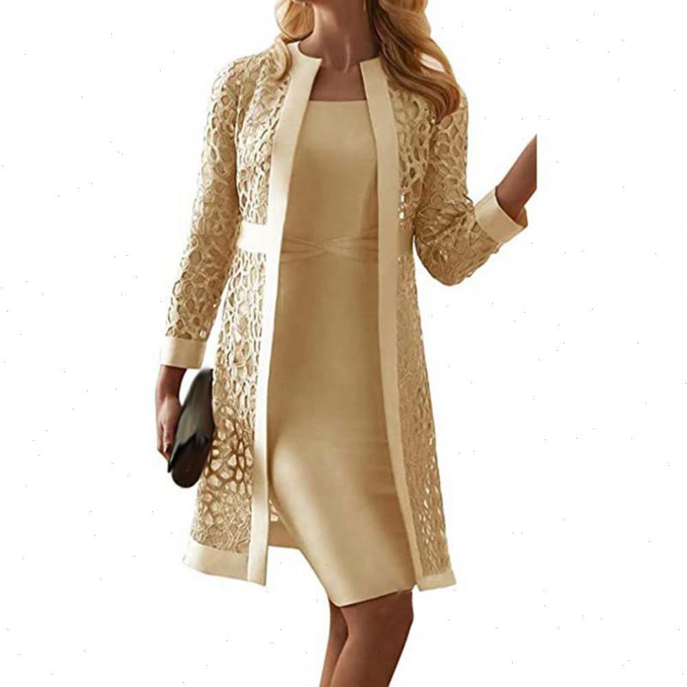 Dress Set Women Autumn Long Sleeve Lace Elegant Solid Color Plus Size 5xl O Neck Wedding Party Dresses Suit Banquet, Champagne
Dress Set Women Autumn Long Sleeve Lace Elegant Solid Color Plus Size 5xl O Neck Wedding Party Dresses Suit Banquet, Champagne