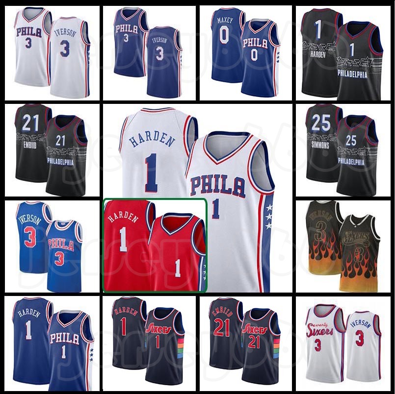 2022 76ers''Basketball 1 James Harden Tyrese 0 Maxey Jersey Men Mesh Allen 3 Iverson Joel 21 Embiid Philadelphia''75th Anniversary Jerseys, Men jersey
2022 76ers''Basketball 1 James Harden Tyrese 0 Maxey Jersey Men Mesh Allen 3 Iverson Joel 21 Embiid Philadelphia''75th Anniversary Jerseys, Men jersey