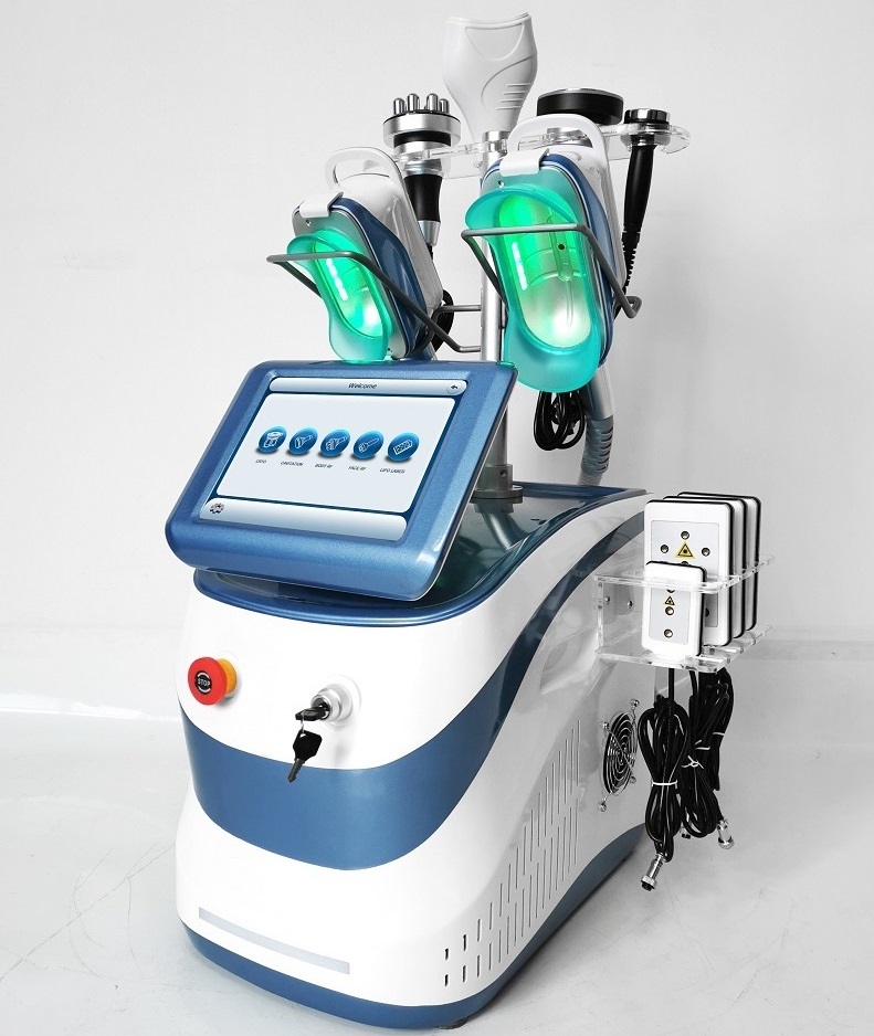 Weight Loss Fat Burt Slimming Vacuum Ultra Therapy Device 6 in 1 RF Body S Shape 80Khz Ultrasonic Cavitation Machine