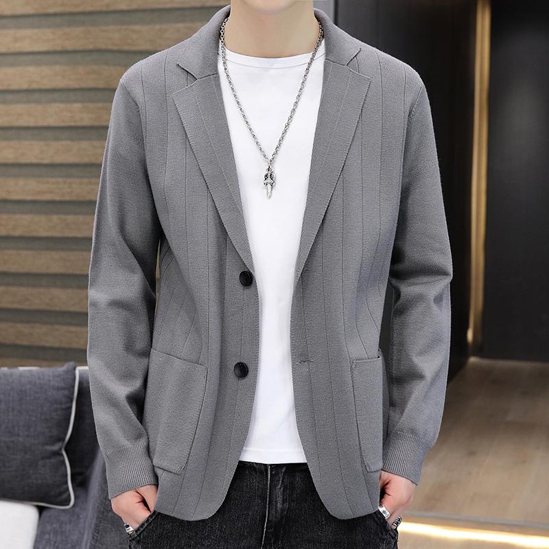 Men' Sweaters Spring And Autumn Leisure Korean Small Suit Men' Sweater Trend Slim Figure Wear Top -3XLMen, Black
Men' Sweaters Spring And Autumn Leisure Korean Small Suit Men' Sweater Trend Slim Figure Wear Top -3XLMen, Black