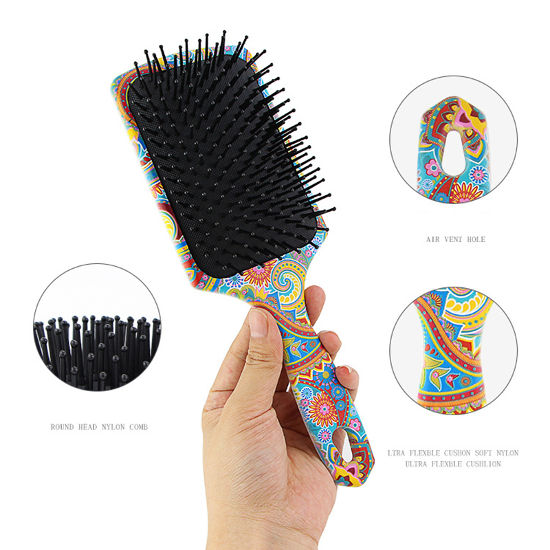 Hair Cushion Comb Cartoon Air Bag Comb Detangling Styling Pettine Brush Salon Hairdressing Straight Curly Women