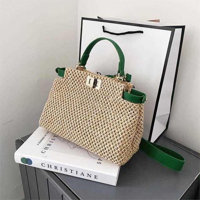 Shoulder Bag Bags Weave Square Tote Bag 2021 Summer High Quality Straw Women's Designer Handbag Beach Travel Messenger Y21, Black
Shoulder Bag Bags Weave Square Tote Bag 2021 Summer High Quality Straw Women's Designer Handbag Beach Travel Messenger Y21, Black