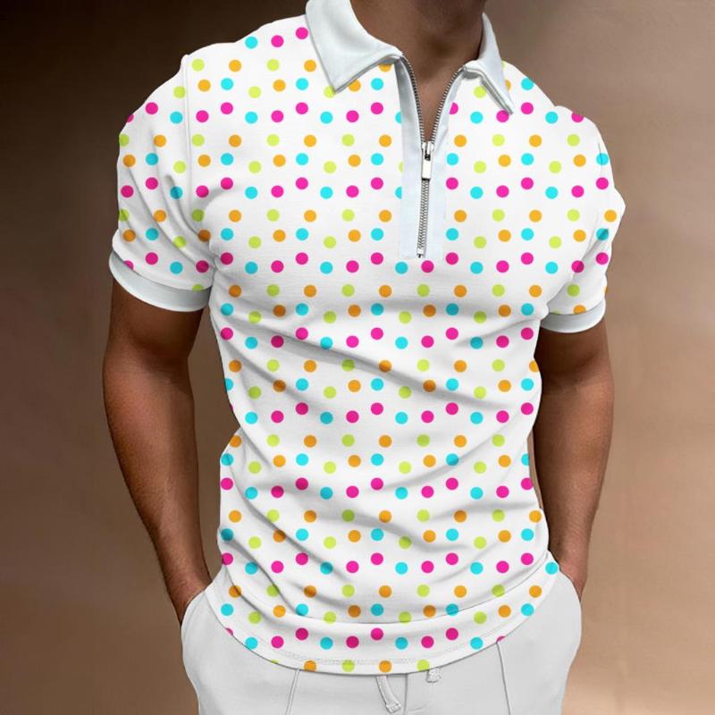 Men' Polos Polka Dots Pattern Sweatshirt Men' Shirts Short Sleeve T-shirt 3D Printing Zipper Shirt 2022 Summer Mens ClothingMen' Men, Llpl0098
Men' Polos Polka Dots Pattern Sweatshirt Men' Shirts Short Sleeve T-shirt 3D Printing Zipper Shirt 2022 Summer Mens ClothingMen' Men, Llpl0098