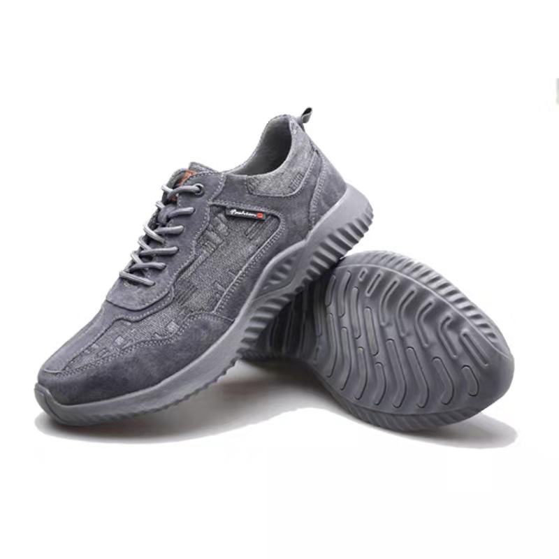 Work Boots Safety Steel Toe Shoes Men Suede Leather Pigskin Breathable Work Shoes Steel Toe Steel Plate Puncture-Proof Toe, No.1
Work Boots Safety Steel Toe Shoes Men Suede Leather Pigskin Breathable Work Shoes Steel Toe Steel Plate Puncture-Proof Toe, No.1