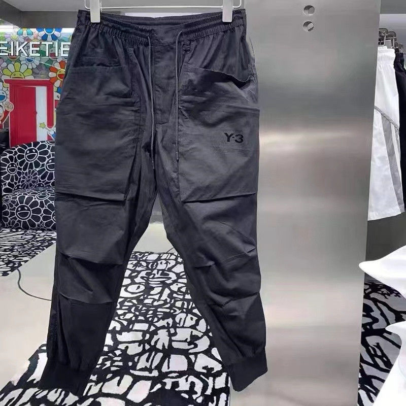 Men Pants Women Trousers y3 Signature Letters Sports Cargo Polyester Thin Casual Loose Pants with Pocket, Black
Men Pants Women Trousers y3 Signature Letters Sports Cargo Polyester Thin Casual Loose Pants with Pocket, Black