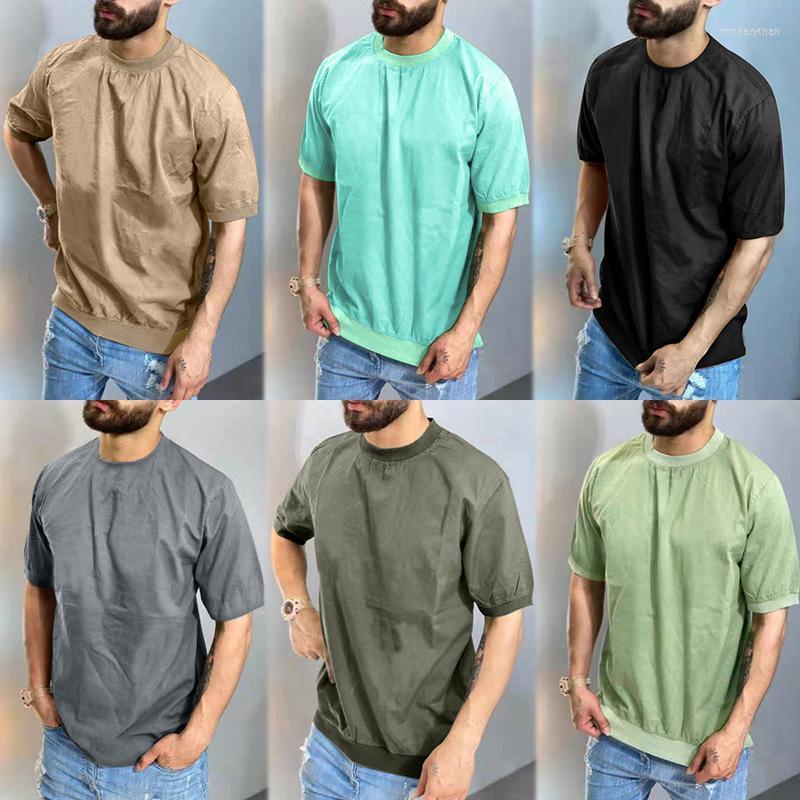 Men's T-Shirts Summer Casual Solid Color T-shirt Round Neck Loose Short Sleeve Male Tee Shirt Tops Fashion T Clothing For ManMen's Imon22, Black
Men's T-Shirts Summer Casual Solid Color T-shirt Round Neck Loose Short Sleeve Male Tee Shirt Tops Fashion T Clothing For ManMen's Imon22, Black