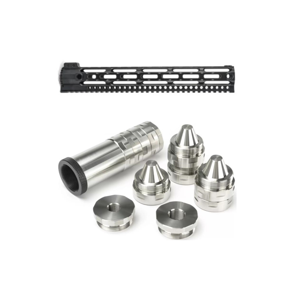 Scopes Tactical AR15 Free Float M-LOK Handguard 4" 7" 9" 12" 13.5" 15" Picatinny Rail And Stainless Steel Dodecagonal Modular Solvent Trap, Black
Scopes Tactical AR15 Free Float M-LOK Handguard 4" 7" 9" 12" 13.5" 15" Picatinny Rail And Stainless Steel Dodecagonal Modular Solvent Trap, Black