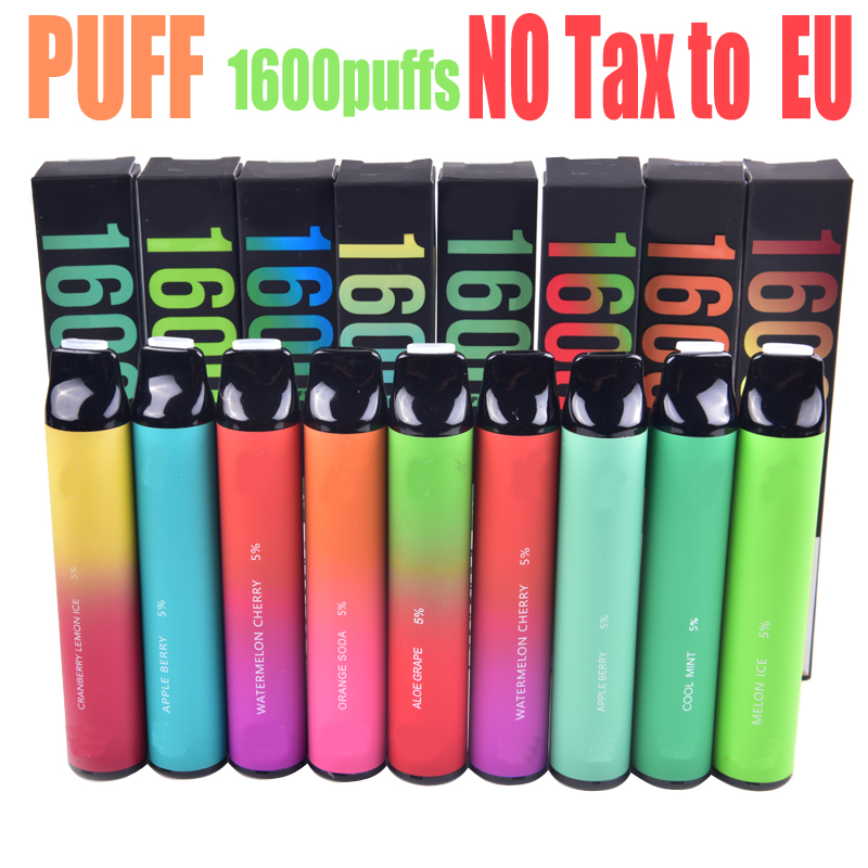 E cigarettes PUFF XXL Vape Pen 1600 Puffs Disposable Vape starter Kit Pre-filled 6.5ml Pod Smoking oil Cartridges
E cigarettes PUFF XXL Vape Pen 1600 Puffs Disposable Vape starter Kit Pre-filled 6.5ml Pod Smoking oil Cartridges